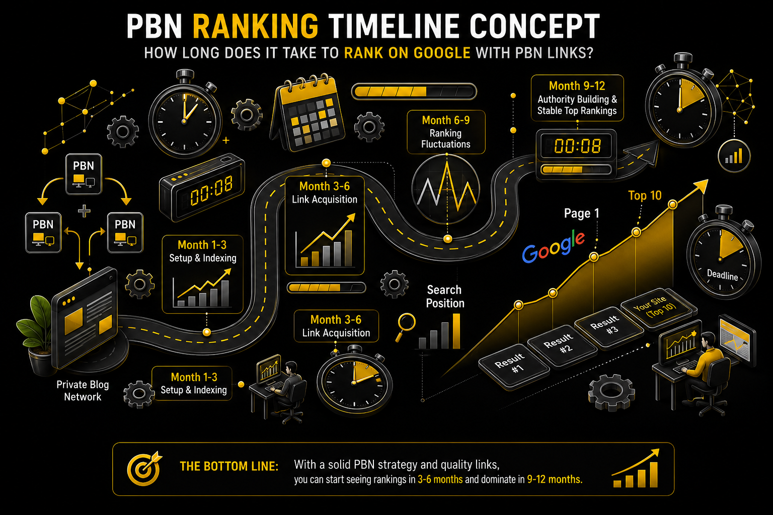 PBN ranking timeline
