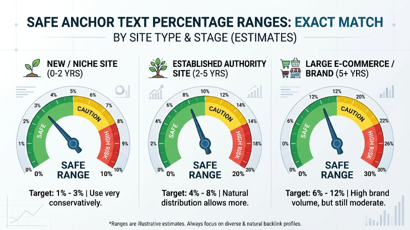 Safe anchor text percentage