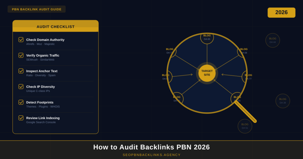 how to audit backlinks PBN 2024