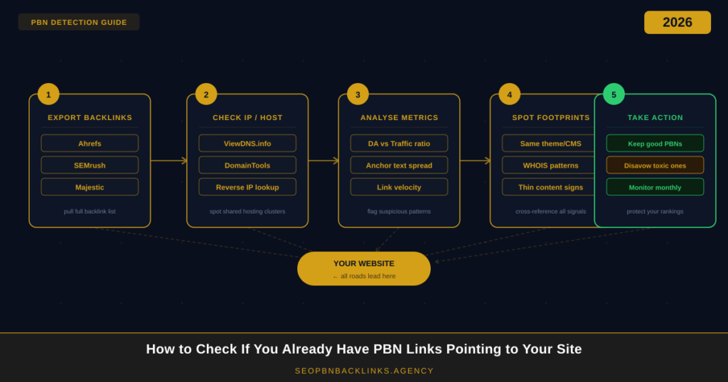 How to check if you already have PBN links pointing to your site