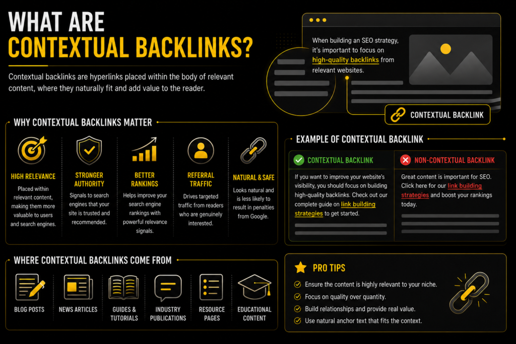 What are contextual backlinks